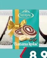 Mersal kolač banana 1 kg, Mega diskont