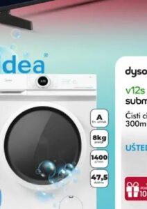 Midea Veš mašina MF100W80BA/W-HR 8kg, Tehnomag