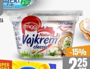 Migg Natura Vajkrem classic 200 g