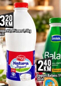 Migp Natura jogurt 1,5 kg, Kort