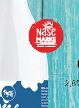 Mila jogurt 1 l, Konzum i Mercator