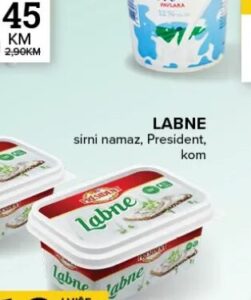 Mila pavlaka 300 g, Konzum i Mercator