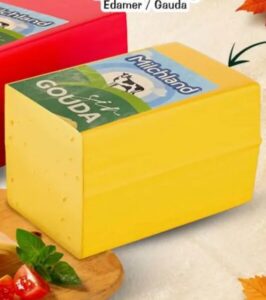 Milchland Gouda sir 1 kg, Kort