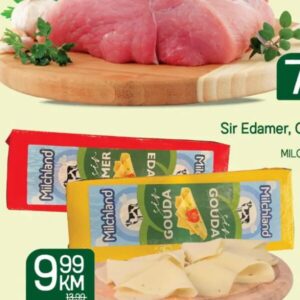 Milchland Sir Edamer, Gauda 1 kg, Tropic