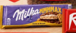 Milka Choco & Biscuit 300 g, Fortuna