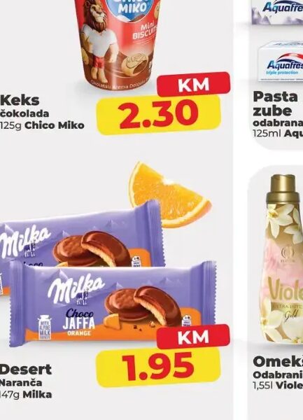 Milka Desert Naranča 147g