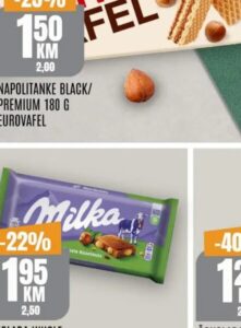 Milka Whole Hazelnuts 95 g 95 g, Bingo