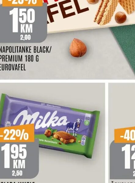 Milka Whole Hazelnuts 95 g