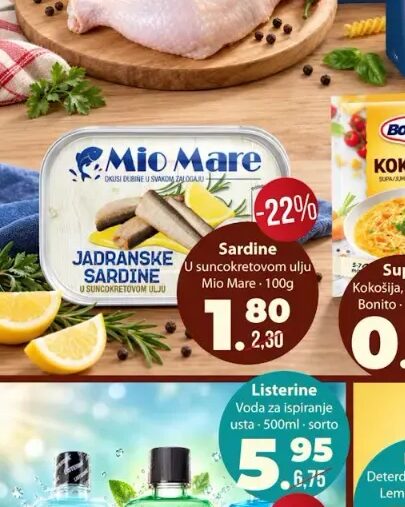 Mio Mare Jadranske sardine 100 g