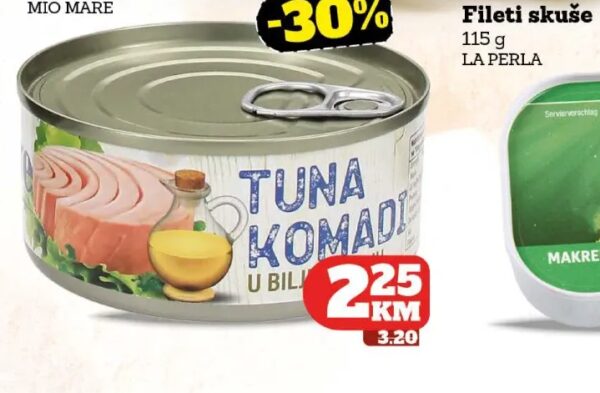 Mio Mare Tuna komadi u biljnom ulju 160 g