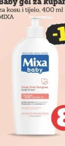 Mixa Baby gel za kupanje za kosu i tijelo 400 ml