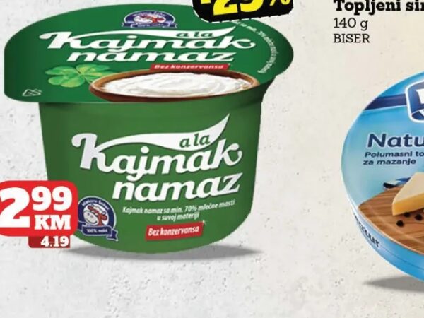 Mlekara Šabac Kajmak namaz 250 g