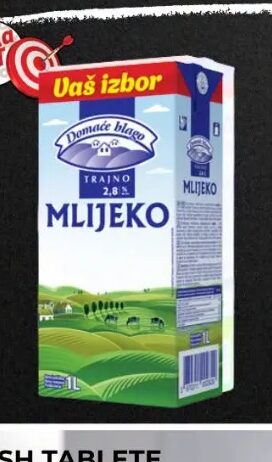 MLIJEKO DOMAĆE BLAGO 2,8% m.m. 1 l