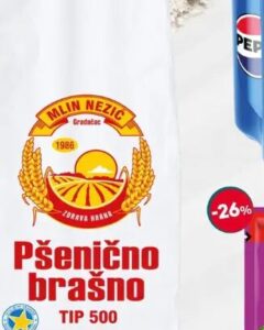 Mlin Nezić Pšenično brašno tip 500 5 kg, Mega diskont