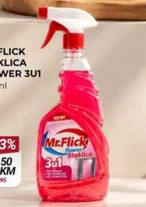 Mr. Flick Staklica Flower 3u1 700 ml, Belamionix
