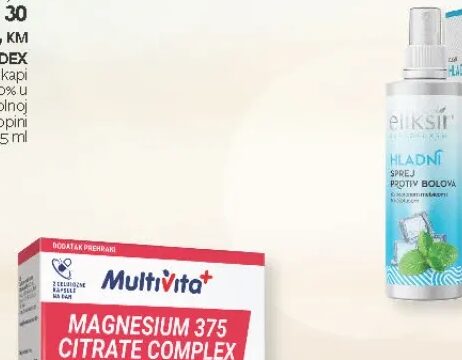 MULTIVITA magnesium 375 citrat complex kapsule 20 kom