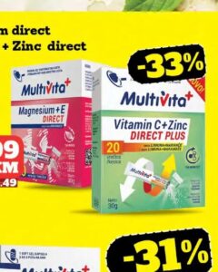 Multivita Magnesium direct Vitamin C + Zinc direct 20/1, Tropic