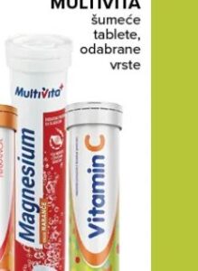 Multivita šumeće tablete 20 kom, Konzum i Mercator