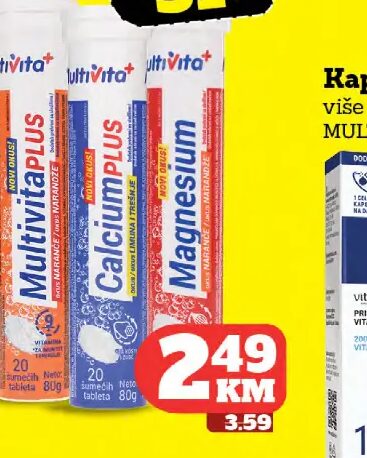 Multivita Šumeće tablete 20 kom