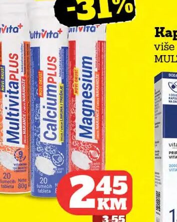 Multivita šumeće tablete 80 g