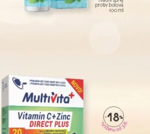 MULTIVITA vitamin C + Zinc direct 20 kom, CM
