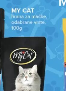 MY CAT hrana za mačke 100g, Konzum i Mercator
