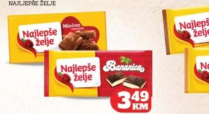 Najlepše želje čokolada 200 g
