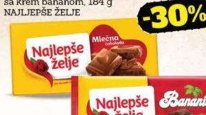 Najljepše želje čokolada 200 g