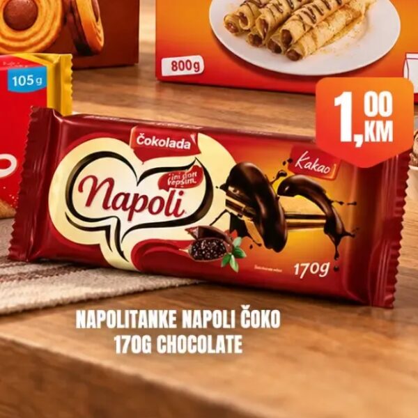 Napoli Napolitanke čoko kakao 170g