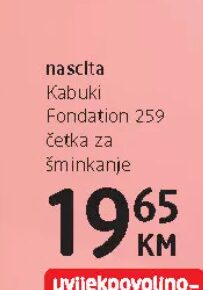 nascita Kabuki Fondation 259 četka za šminkanje, dm
