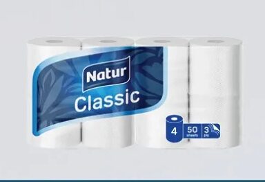Natur ručni papir 4/1