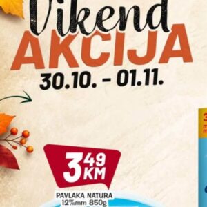 Natura Pavlaka 850 g, Kort
