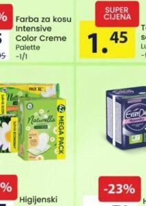 Naturella higijenski ulošci sorto -sorto, FIS