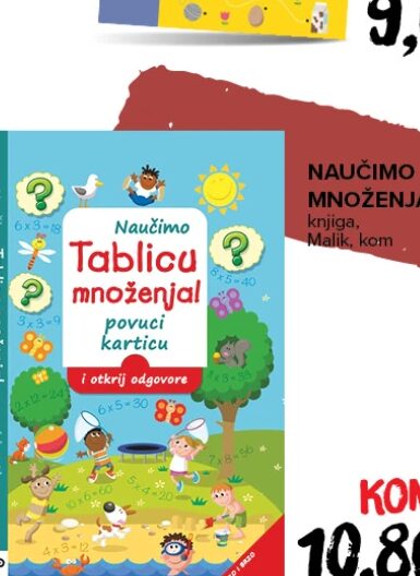Naučimo tablicu množenja knjiga kom