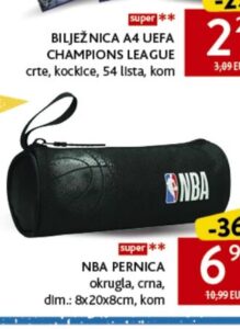 NBA pernica 8x20x8cm, Konzum i Mercator