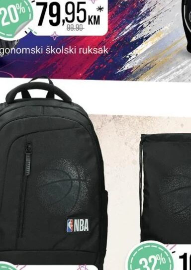 NBA Školski ruksak