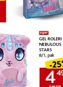 Nebulous Stars dnevnik Stella, Aura plišani, kom, Konzum i Mercator