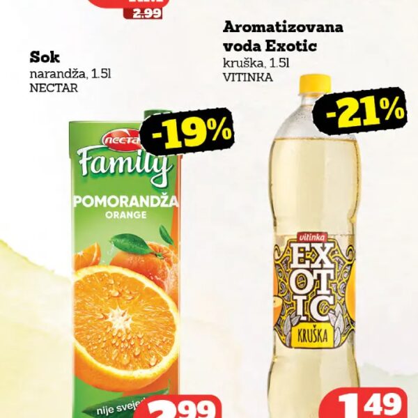 Nectar Family pomorandža 1.5 l