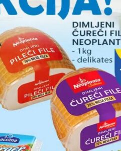 Neoplanta dimljeni pileći file 1 kg, FIS