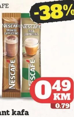 Nescafe Cappuccino Tiramisu, Irish 14 g