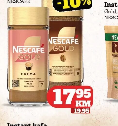 Nescafe Gold, Gold Crema instant kafa 190 g