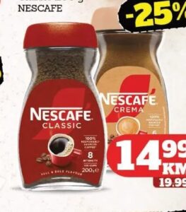 Nescafe Instant kafa Crema Sensazione, Classic 190 g, 200 g