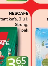 Nescafe instant kafa pak, Konzum i Mercator