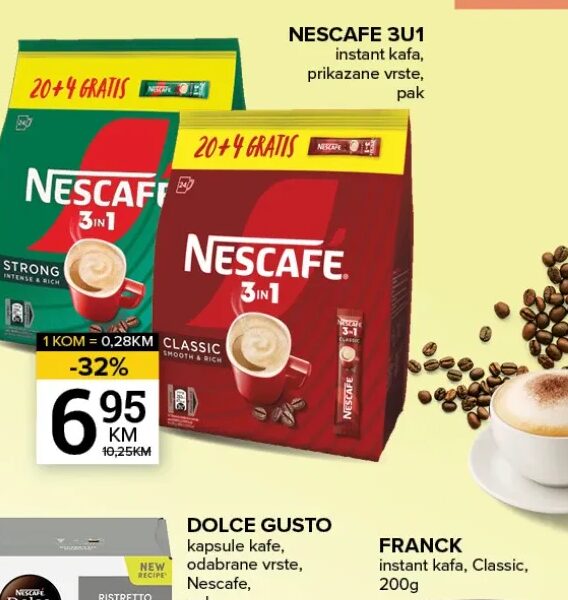 NESCAFE instant kava pak