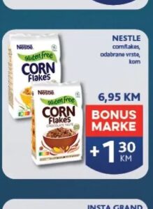 Nestle Corn flakes, Konzum i Mercator