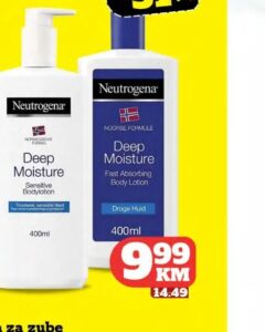 Neutrogena losion za tijelo Deep Moisture 400 ml, Tropic
