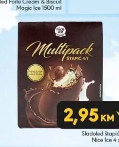 Nice Ice Sladoled štapić vanilija 4 x 100 ml, Mega diskont