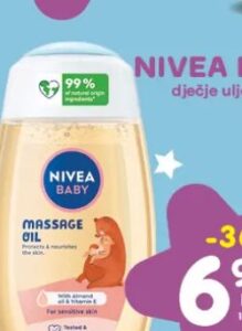 Nivea Baby dječje ulje za tijelo 200 ml, Konzum i Mercator