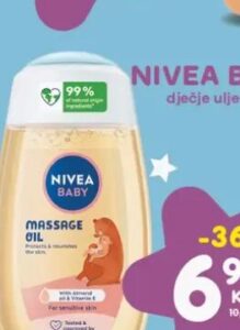 Nivea Baby dječje ulje za tijelo 200 ml, Konzum i Mercator