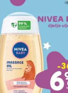 Nivea Baby dječje ulje za tijelo 200 ml, Konzum i Mercator